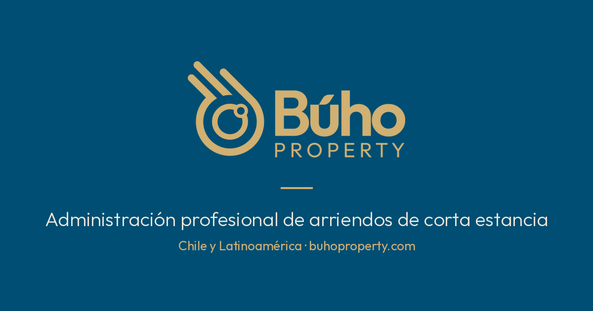 BUHO Property: administración profesional de arriendos de corta estancia